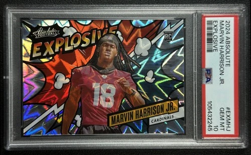 MARVIN HARRISON JR. PSA 10 2024 PANINI ABSOLUTE ROOKIE EXPLOSIVE RC SP 2245