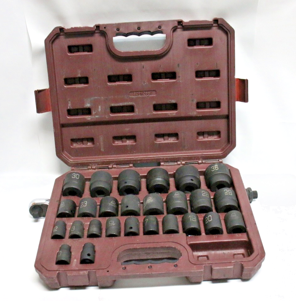 MATCO TOOLS SCPM266V 10-36MM 26 PIECE SOCKET SET Impact 1/2