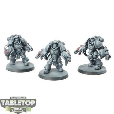 Space Marines - 3x Aggressor Squad - teilweise bemalt