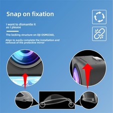 Camera Protective Mirror Lens Guard Protector for DJI OSMO 360 Panoramic Camera