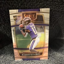 2021 Panini Select Concourse Rashod Bateman #55 Rookie Baltimore Ravens NFL