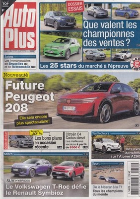 AUTO PLUS NR. 1951 PEUGEOT 208 / CITROEN C4 CACTUS DIESEL / ALPINE A290 / T-ROC