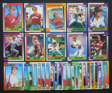 1990 Topps Philadelphia Phillies Team Set w/ Traded (32) John Kruk Mike Schmidt