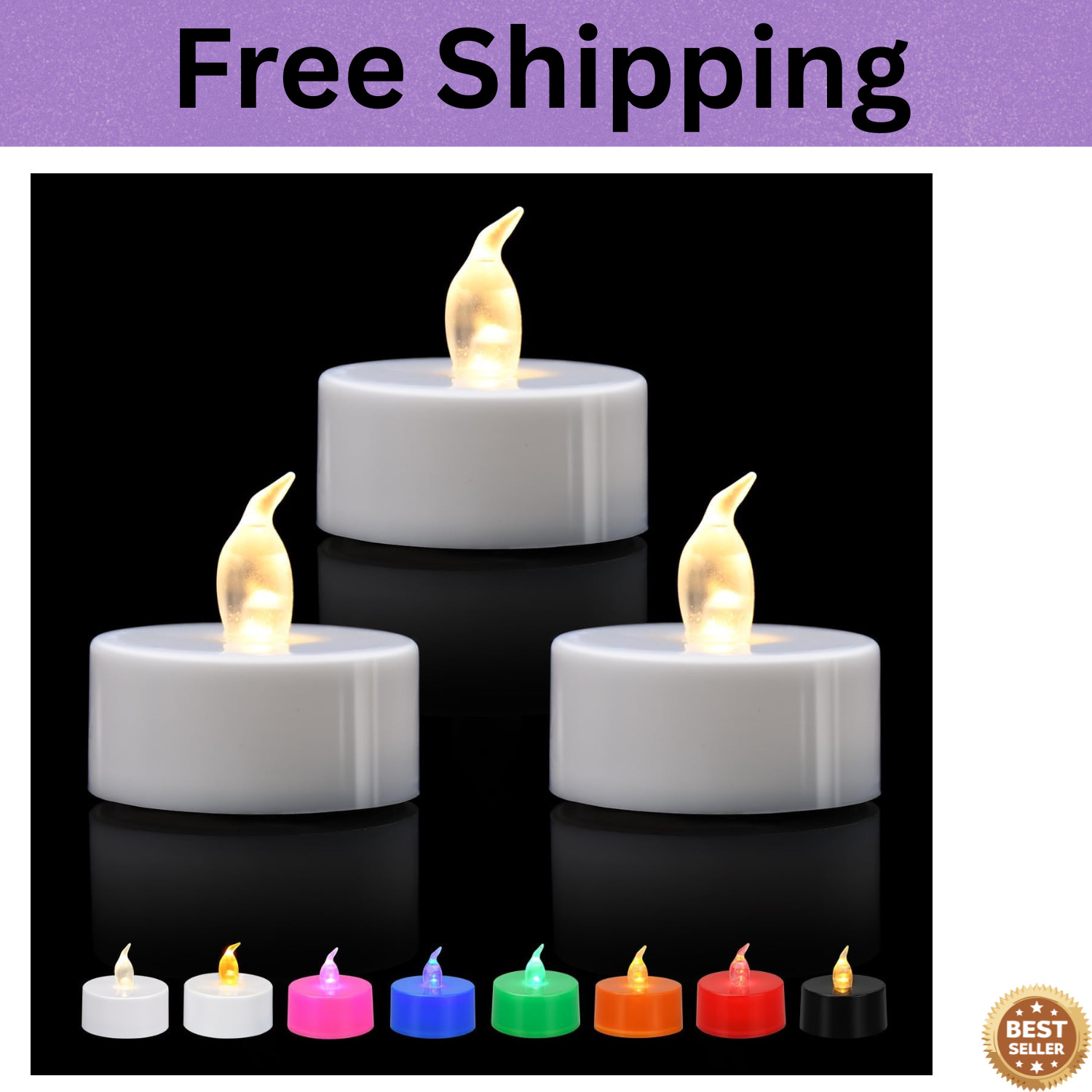 Light Candles Flickering Flameless Led Lights Warm