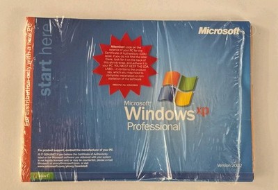 Brand New MICROSOFT WINDOWS XP PROFESSIONAL FULL VERSION SP1 