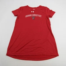 Texas Tech Red Raiders Under Armour Short Sleeve Shirt Women's Red Used