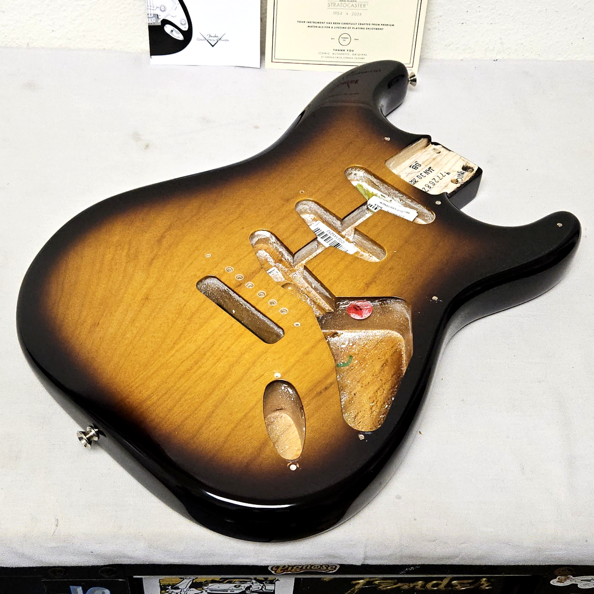 Fender American Vintage II 1954 Strat Body Sunburst USA 