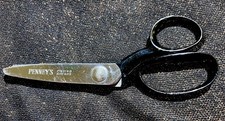 Vintage 7/1/2" PENNEY'S Pinking Shears / Scissors with Black Handles