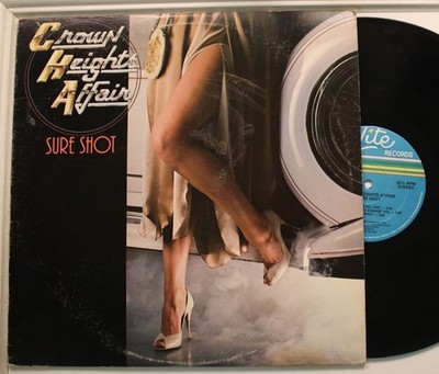 Crown Heights Affair Lp Sure Shot On De - Lite - Vg+ To Vg++/ Vg++