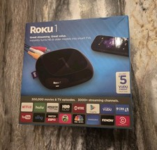 Roku 1 3rd Generation HDMI RCA Media Streamer 2710RW VUDU Edition Remote