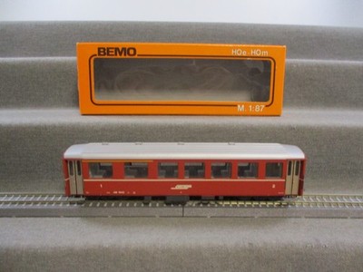 Bemo Spur H0m 3256 132 Personenwagen 1./2. Klasse der RhB in OVP BB130