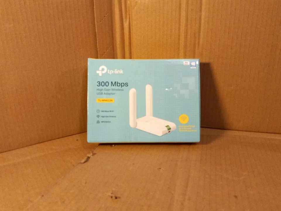 TP-Link TL-WN822N 300Mbps High Gain Wireless N USB Adapter, Stronger Coverage - Image 3 of 4
