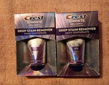 2 pc Crest 3D  Deep Stain Remover Daily Tooth...