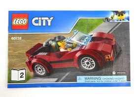 Lego CITY: HIGH SPEED CHASE Instruction Manuals 1,2,3 for Set 60138