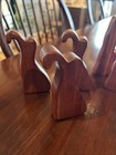 16 Piece Hand Carved Wooden Nativity Set Figures Wood 4” Unique Roanoke VA — photo 2