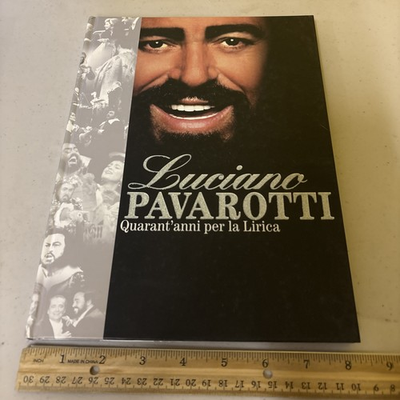 #ad #ad 2001 40th Anniversary: Luciano Pavarotti Forty years for the Opera English ITL $99.50