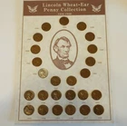 Lincoln Wheat Small Cent Collection 1934-1958 BN Circulated Uncertified 25 Coins