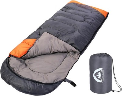 Komfortabler Schlafsack für Rucksackreisen, Herbst & Frühling, tragbar & robust