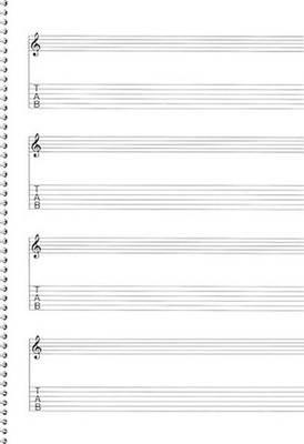 159. Spiral Book 4-Stave/16 Chord Boxes (Guitar)