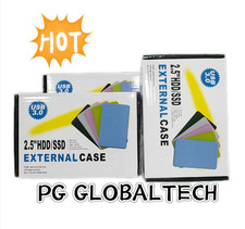 HDD SSD 2.5" SATA USB 3.0 Hard Drive Disk Enclosure External Laptop Case NEW