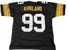 Levon Kirkland Autographed/Signed Jersey Beckett COA Pittsburgh Steelers