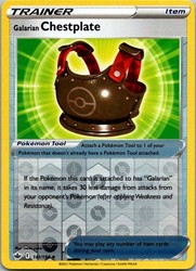Galarian Chestplate 141/198 Chilling Reign Reverse Holo