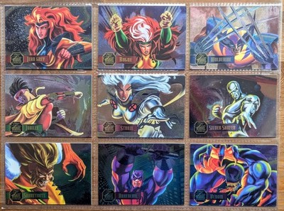 1995 ('95) Marvel Flair Annual Complete 24-card PowerBlast set
