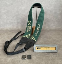 NEAR MINT Minolta Vintage Camera Neck Strap SELECTION Green From JAPAN