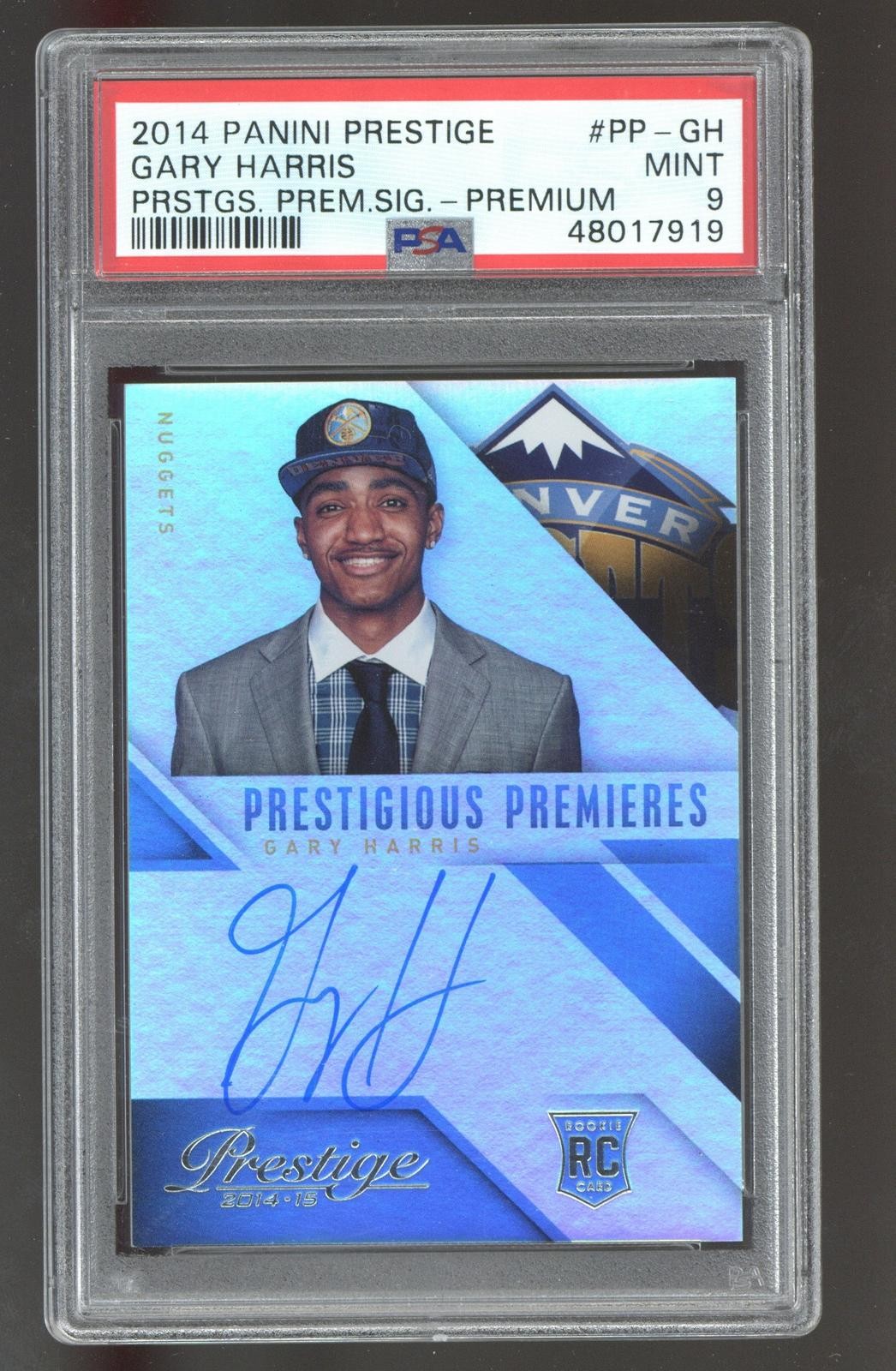 2014-15 Panini Prestige #PP-GH Gary Harris Premieres PSA 9 ROOKIE RC AUTO