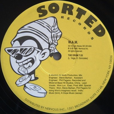 W.A.M. - The Drum (12'') (Very Good (VG)) - 4163164839