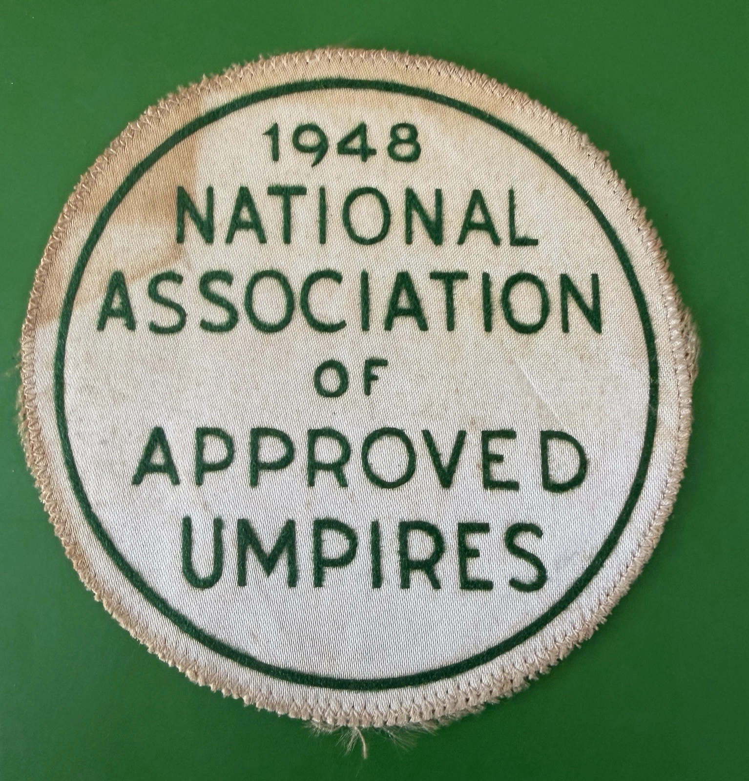 1948 National Association of Approved Umpires Patch