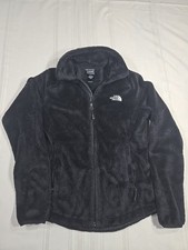 The North Face Women's Fleece Jacket L/S Full Zip Front Zip Pockets XS Black