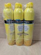 Lot Of Neutrogena Beach Defense Sunscreen Spray Lotion SPF 60- 8.5 Oz Exp 2/2027