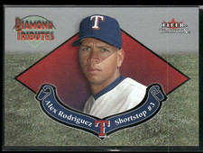 2002 Fleer Tradition Diamond Tributes Alex Rodriguez #10DT