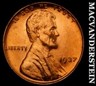 1937 Lincoln Wheat Cent- Choice Gem Brilliant Uncirculated No Reserve #J7045