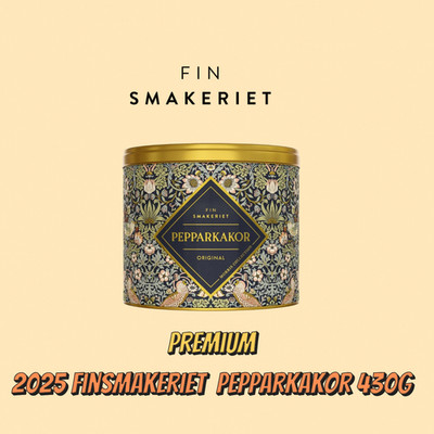 Finsmakeriet Pepparkakor Morris Collection 2025 430g - Swedish Gingerbread