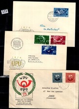 // SWITZERLAND, LIECHTENSTEIN, NETHERLANDS 1949 - 3 COVERS - UPU