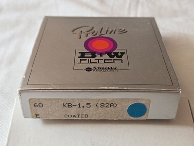 Original B+W 60mm 82A (KB 1.5) Light Blue Filter Germany for Leica E60 lens