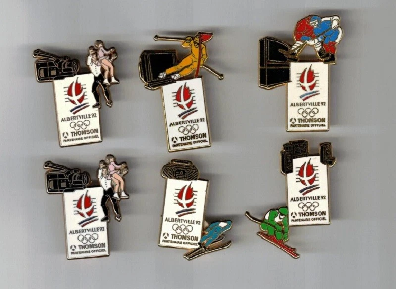 Lot 6 pin's THOMSON Jeux Olympiques Albertville 1992 - Photo 1/1