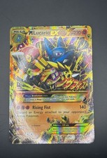 Pokemon M Lucario EX Secret Rare XY Furious Fists 113/111
