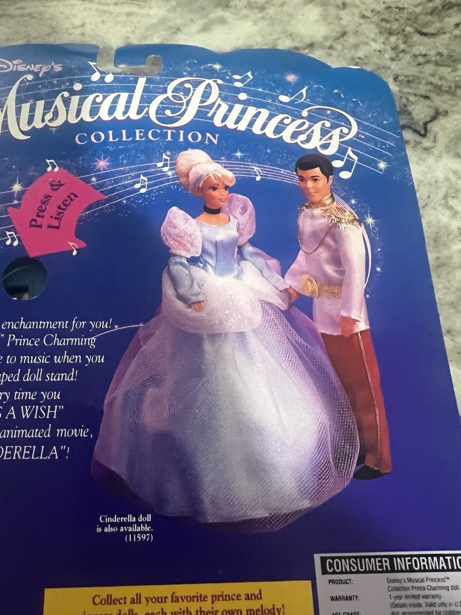 プリンス人形 Mattel 1994 NIP Disney Prince Charming Musical Princess Doll 1994