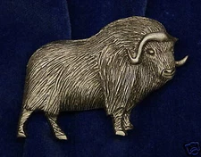 Empire Pewter Musk Ox Pewter Pin