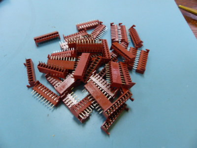 Methode  1000-110-2101 Qty of 35 per Lot 10 position  .1  (2.54mm) pitch  R/A  s