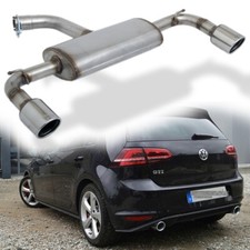 Ulter EDELSTAHL Duplex Sportauspuff VW Golf VII 2.0 GTI 220 - 310PS je 1x100mm