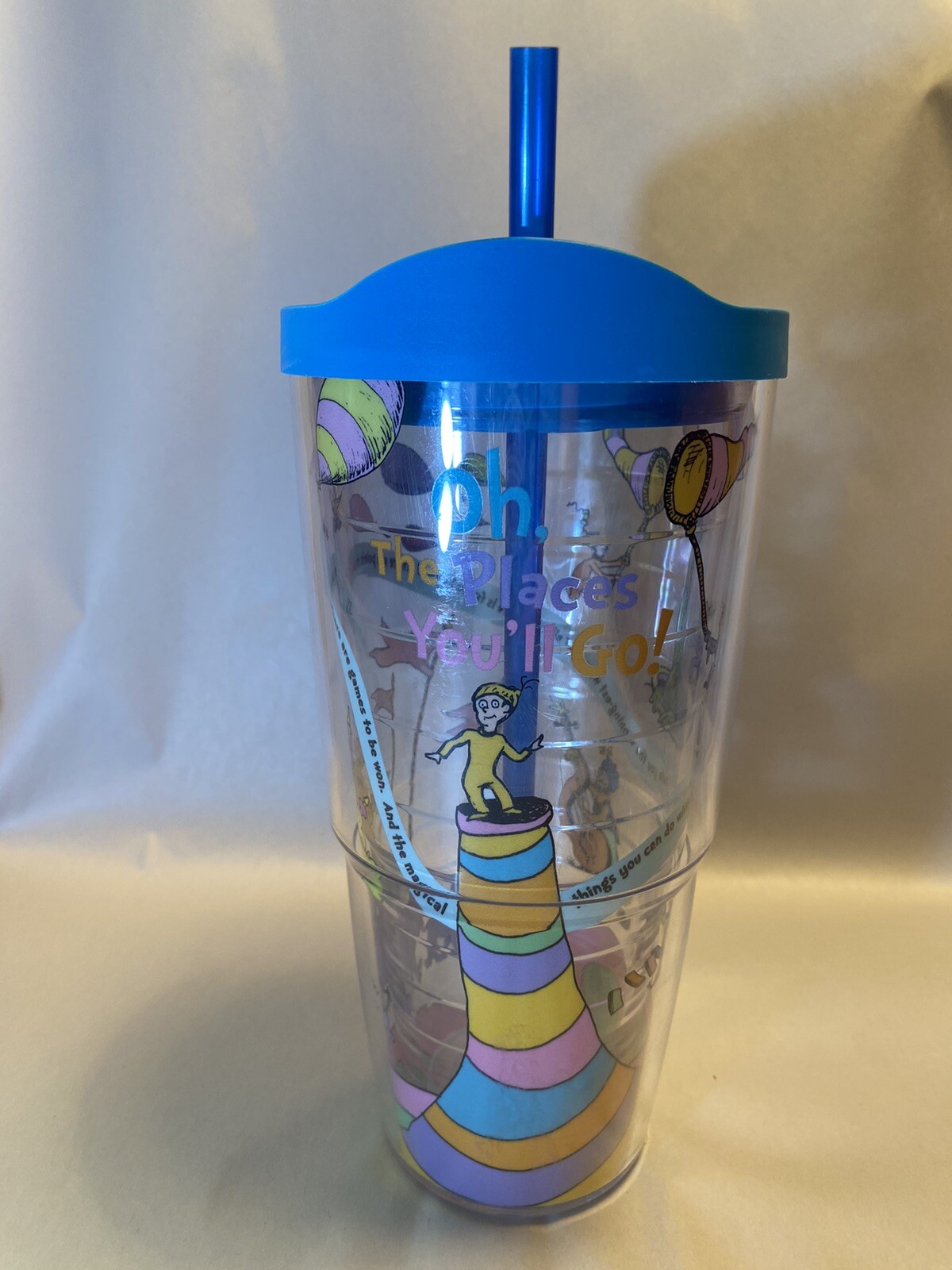 Tervis Tumbler Dr Seuss “Oh the Places You'll Go” 24oz Tumbler-Lid