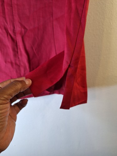 LINO USA 100% Linen 3pc Pantsuit Women's Sz L Red Pants Tank Blazer Wide Leg - Picture 7 of 18