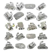 20Types Dental Orthodontic Buccal Tubes 1st 2nd Molar Bracket Bondable Roth MBT