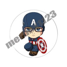 Captain America Chibi Marvel Superhero Golf Ball Marker Spider-Man Gift