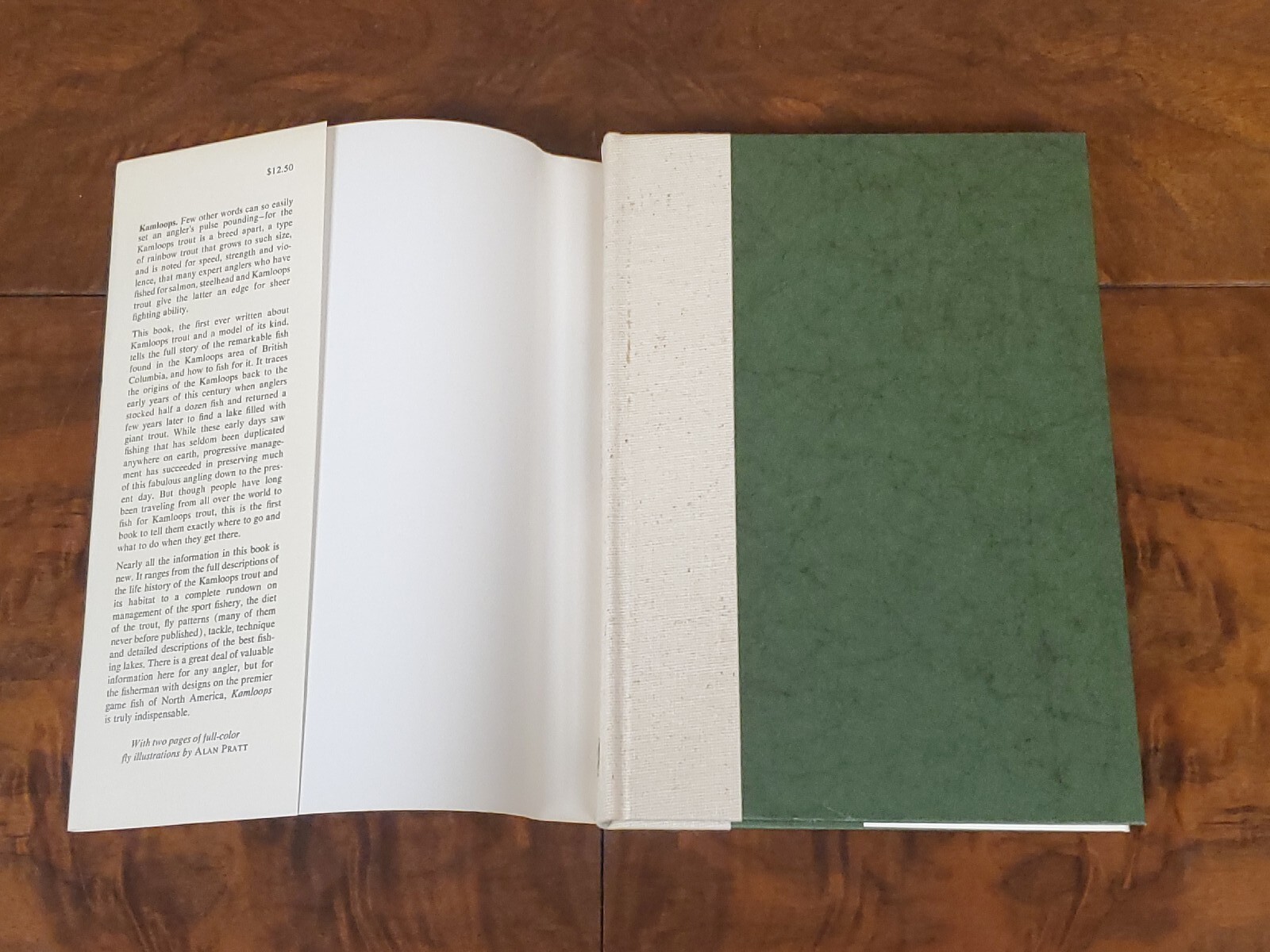 Kamloops, Angler's Trout Study by Steve Raymond / 1971 Winchester Press / SIGNED