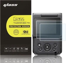 Film Tempered Glass Screen Protector for Canon PowerShot V10 Set of two Sheets